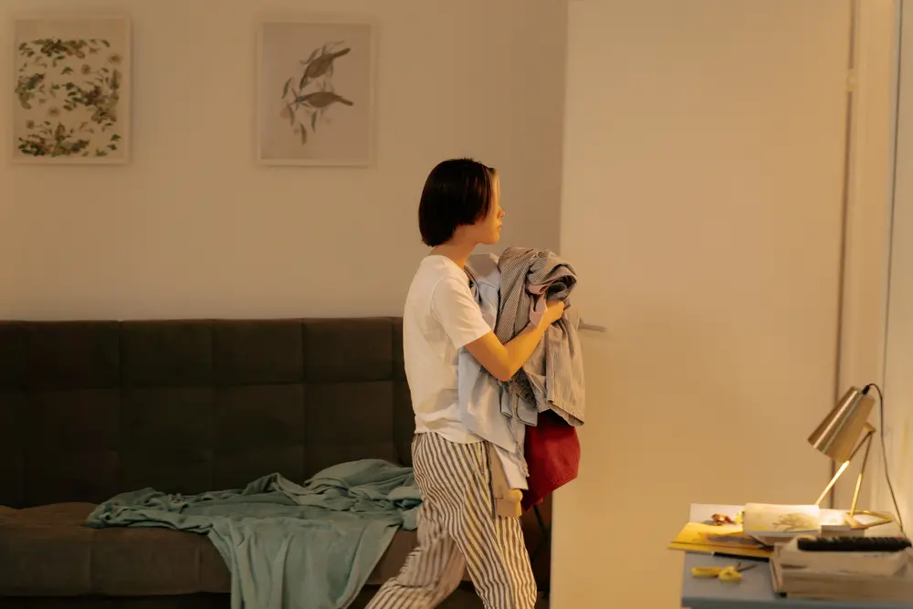 routines opbouwen- was opvouwen